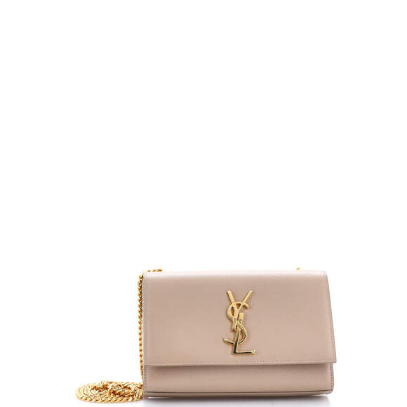 Saint Laurent Handbags - Saint Laurent Small Classic Monogram Crossbody Bag Grainy Leather